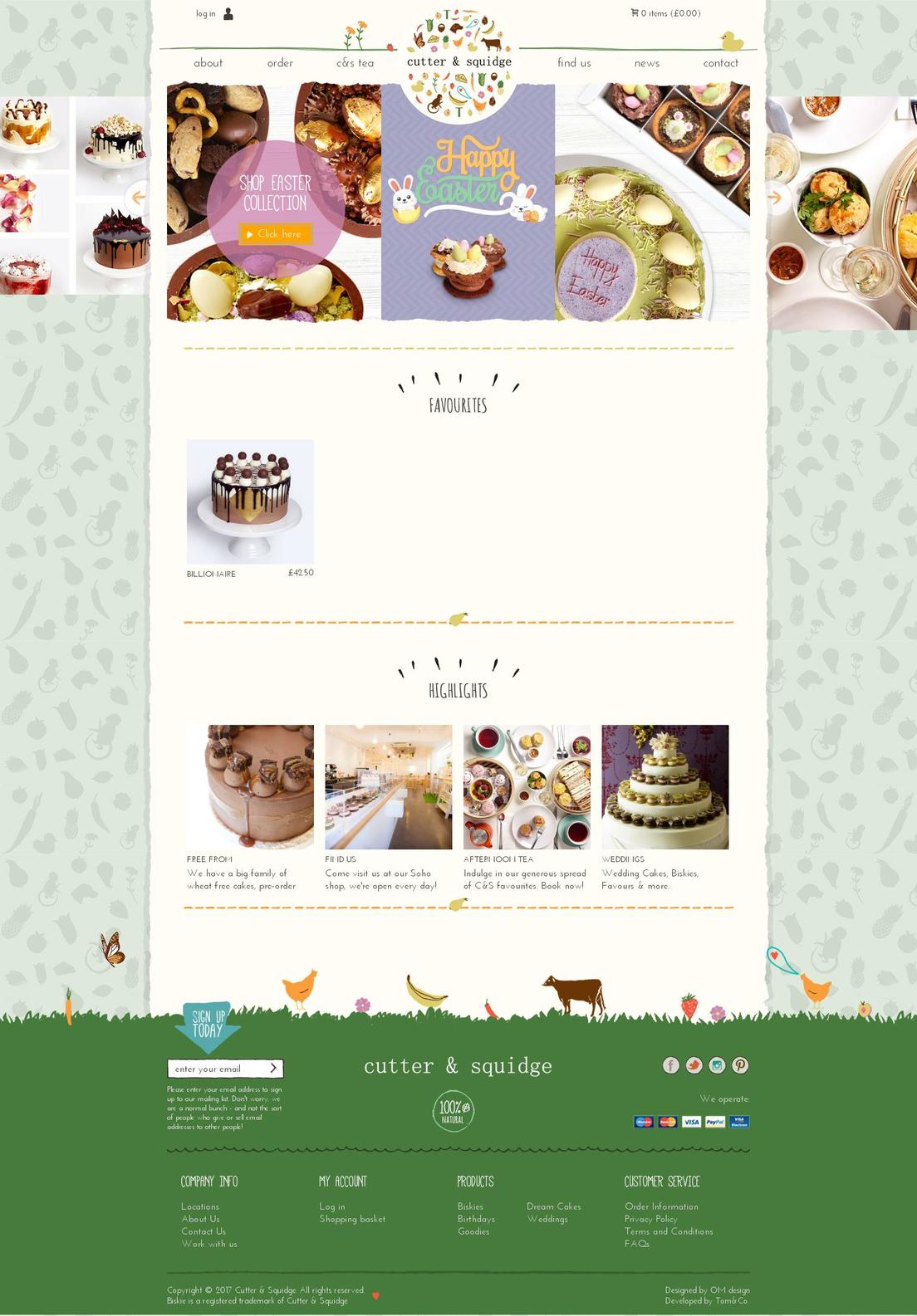 W: Birthday! Shopify theme site example cutterandsquidge.com