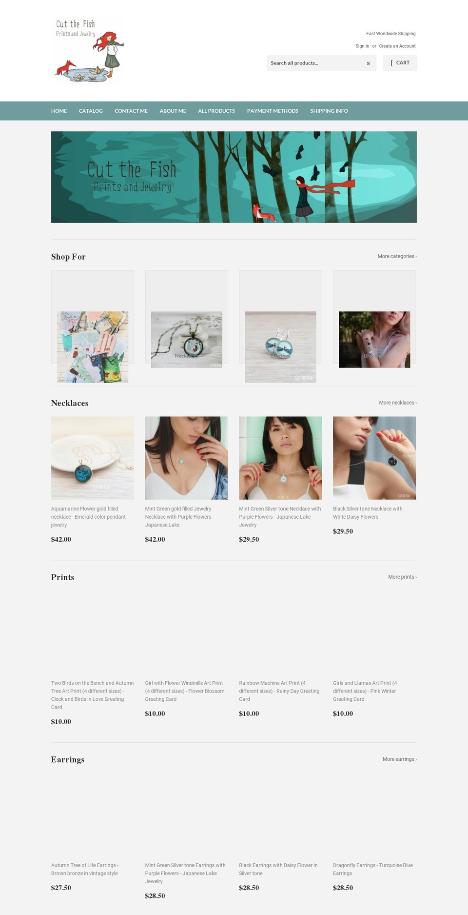 cutthefish.com — Shopify storefront screenshot