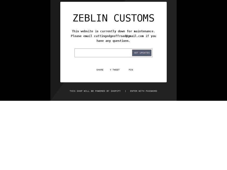 cutting-edge-offroad.myshopify.com shopify website screenshot