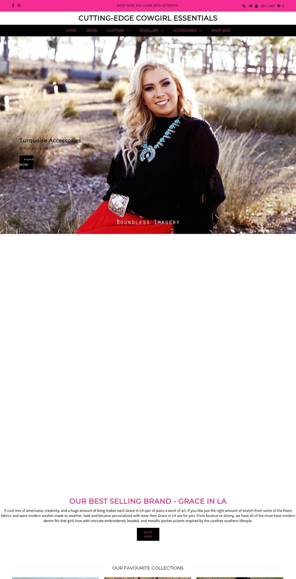 cuttingedgecowgirlessentials.com — Shopify storefront screenshot