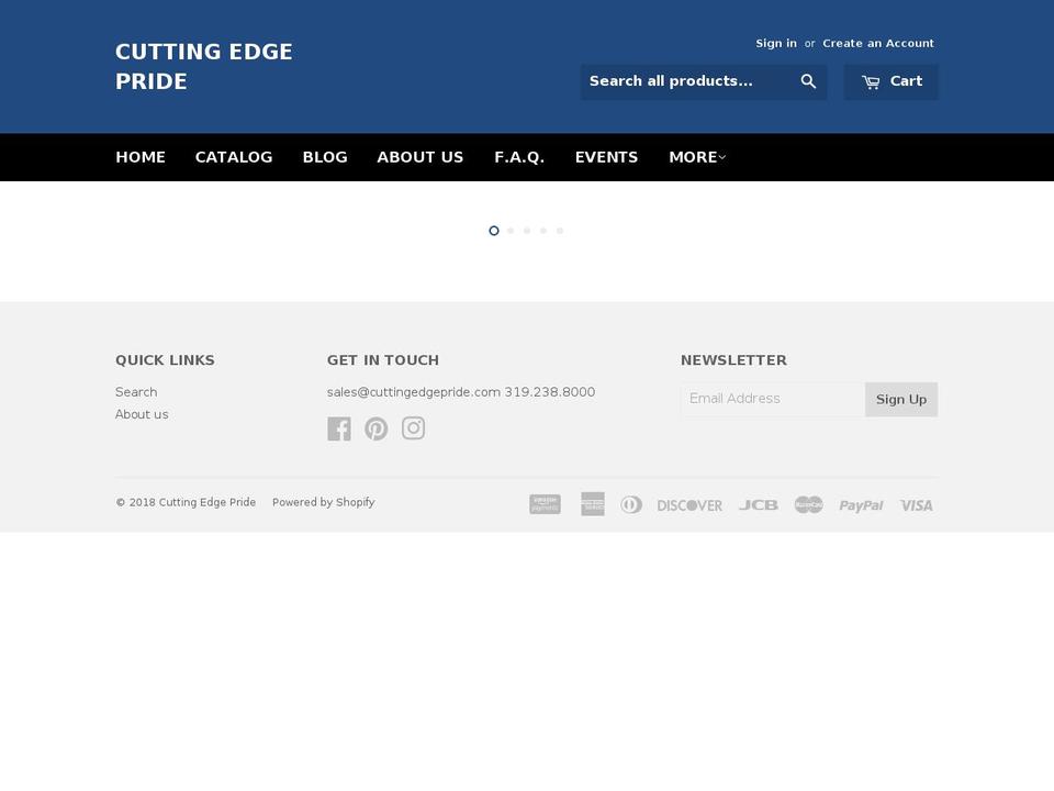 cuttingedgepride.com — Shopify storefront screenshot