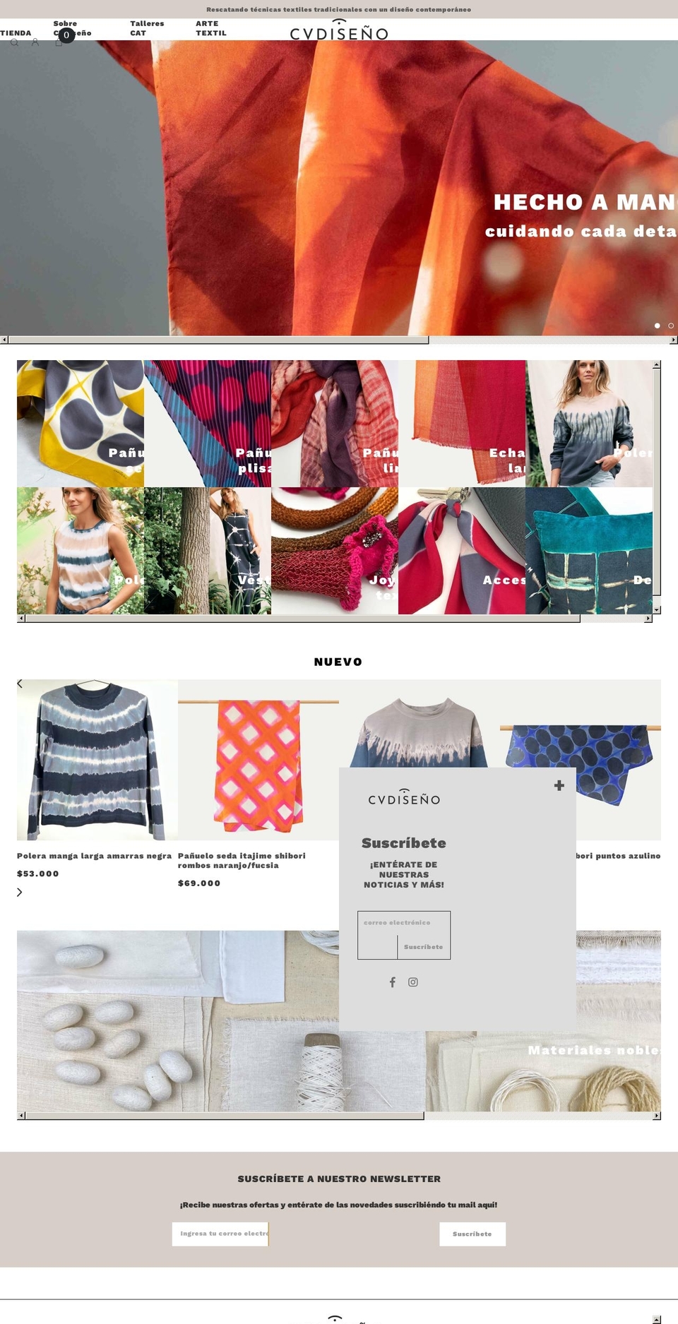 cvdiseno.cl shopify website screenshot