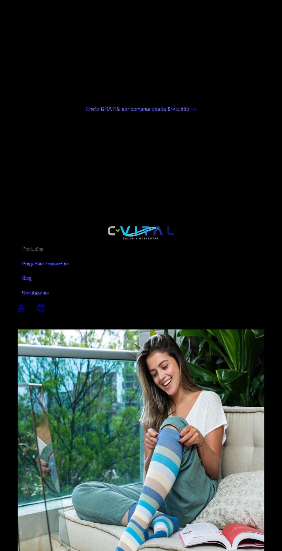 cvital.co shopify website screenshot