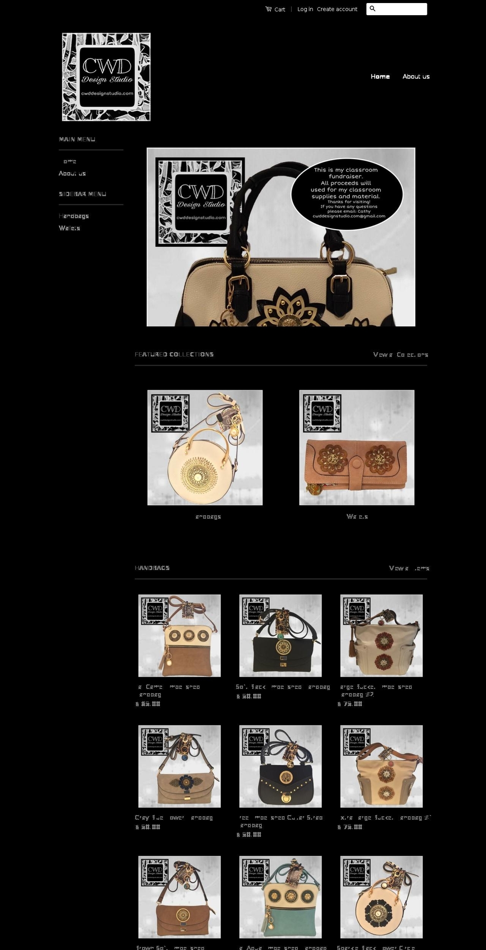 cwddesignstudio.com shopify website screenshot