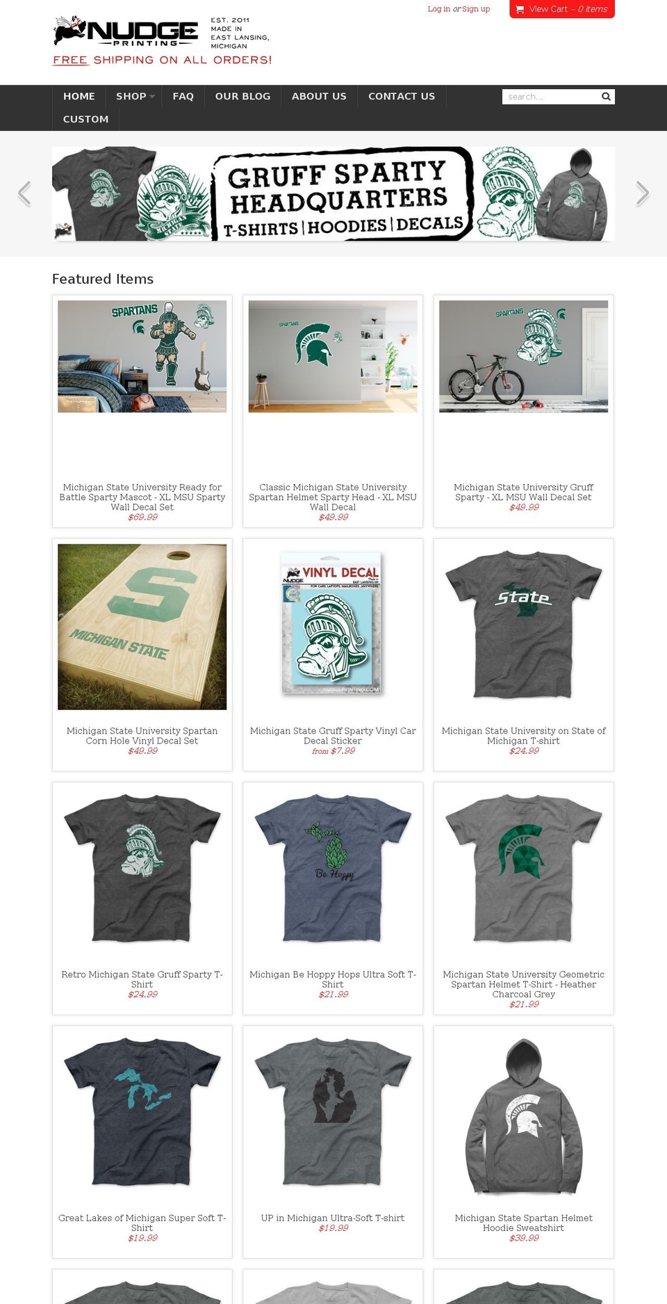 cwdecals.com shopify website screenshot