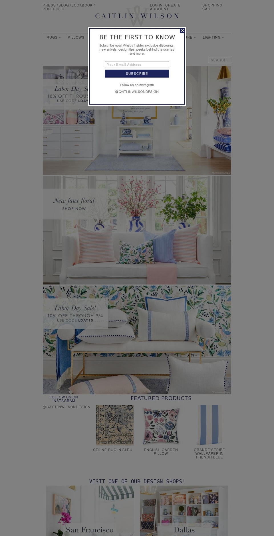cwdtextiles.com — Shopify storefront screenshot