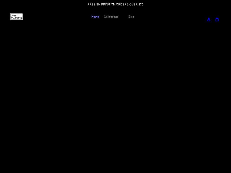 cwestbracelets.com shopify website screenshot