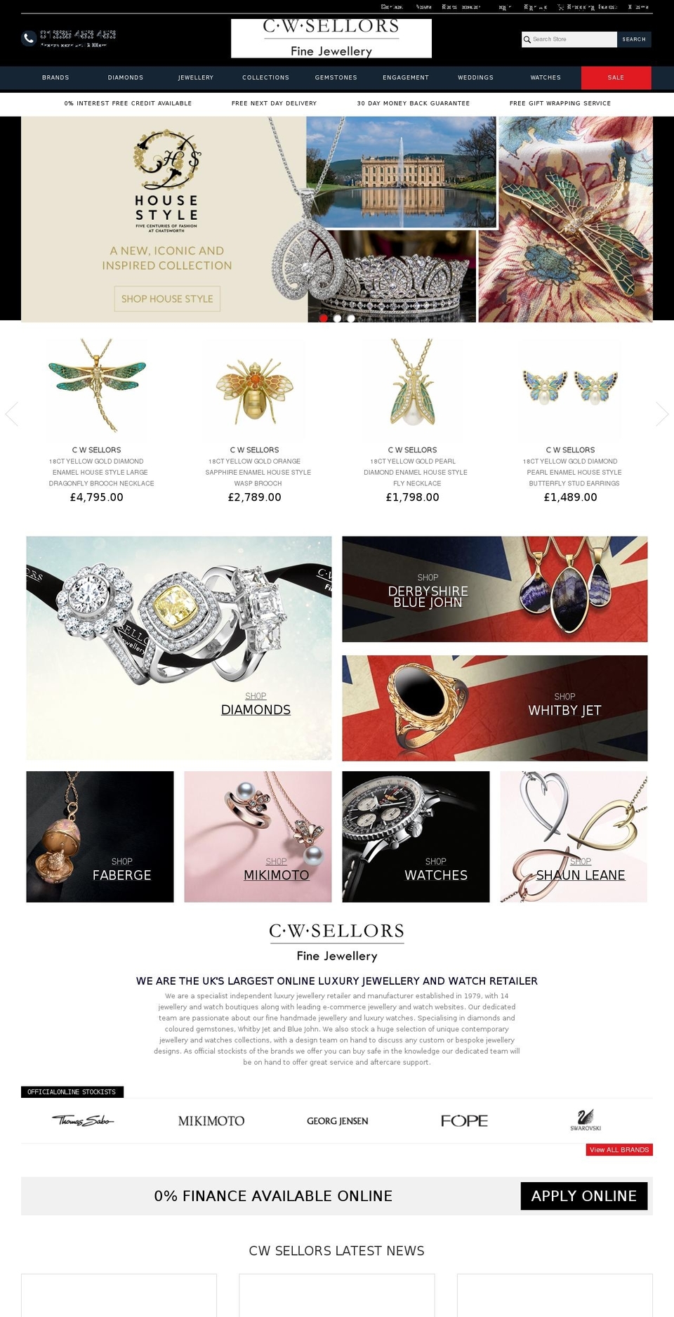 cwsellors.com shopify website screenshot