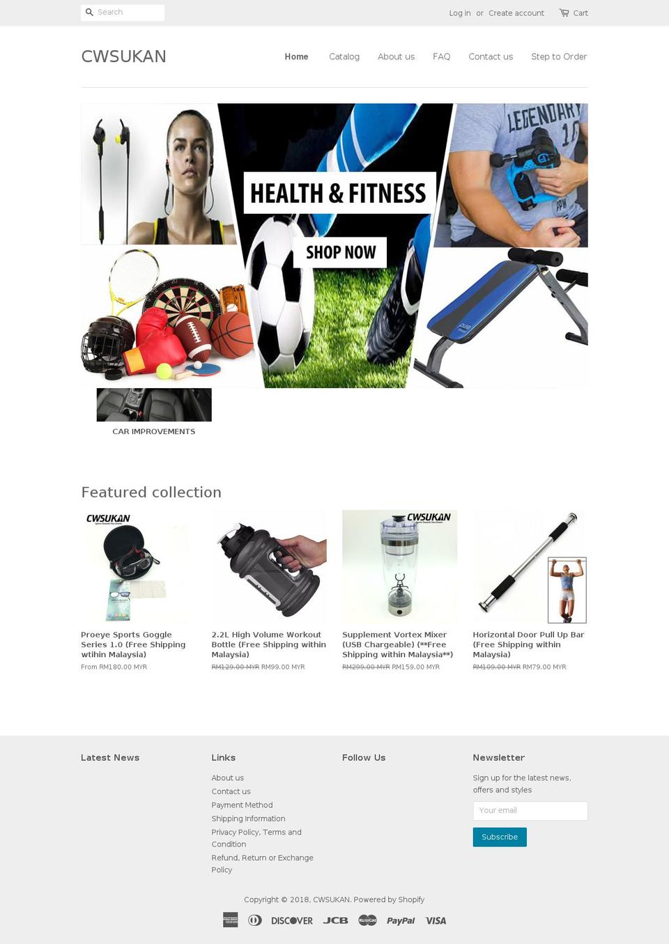 cwsukan.com — Shopify storefront screenshot