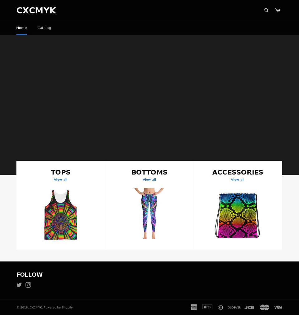 cxcmyk.com — Shopify storefront screenshot
