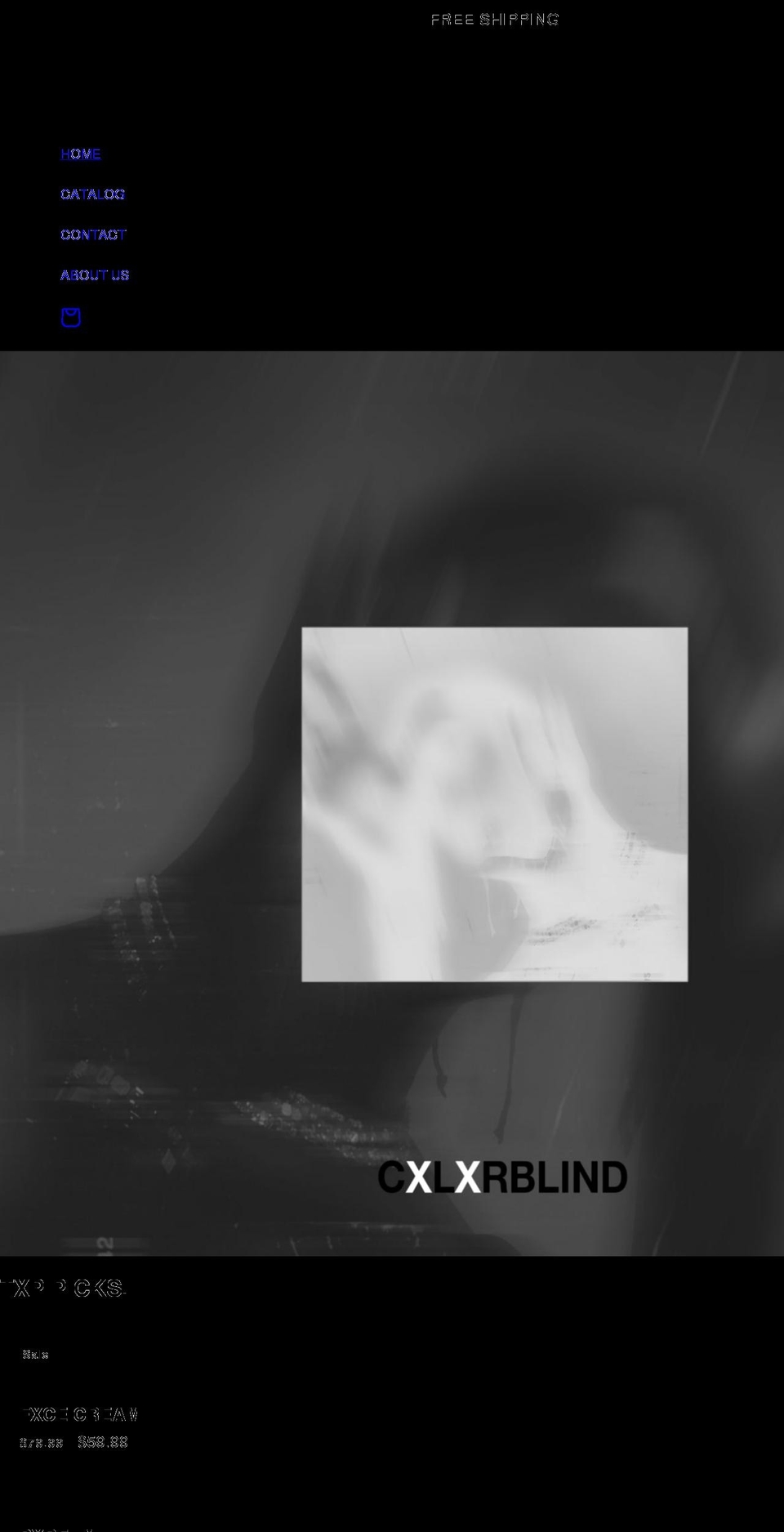 cxlxrblind.com shopify website screenshot