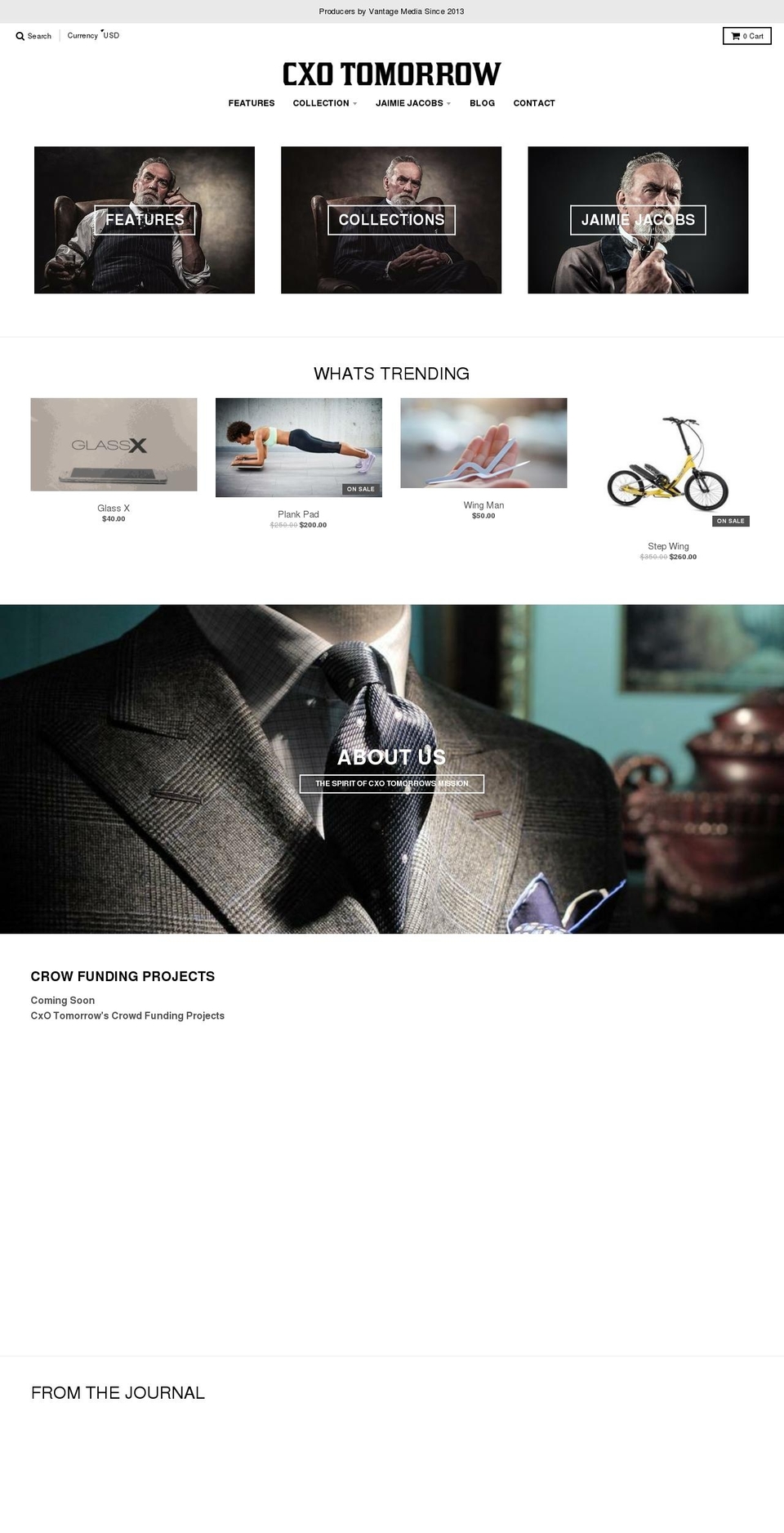 cxotomorrow.com — Shopify storefront screenshot