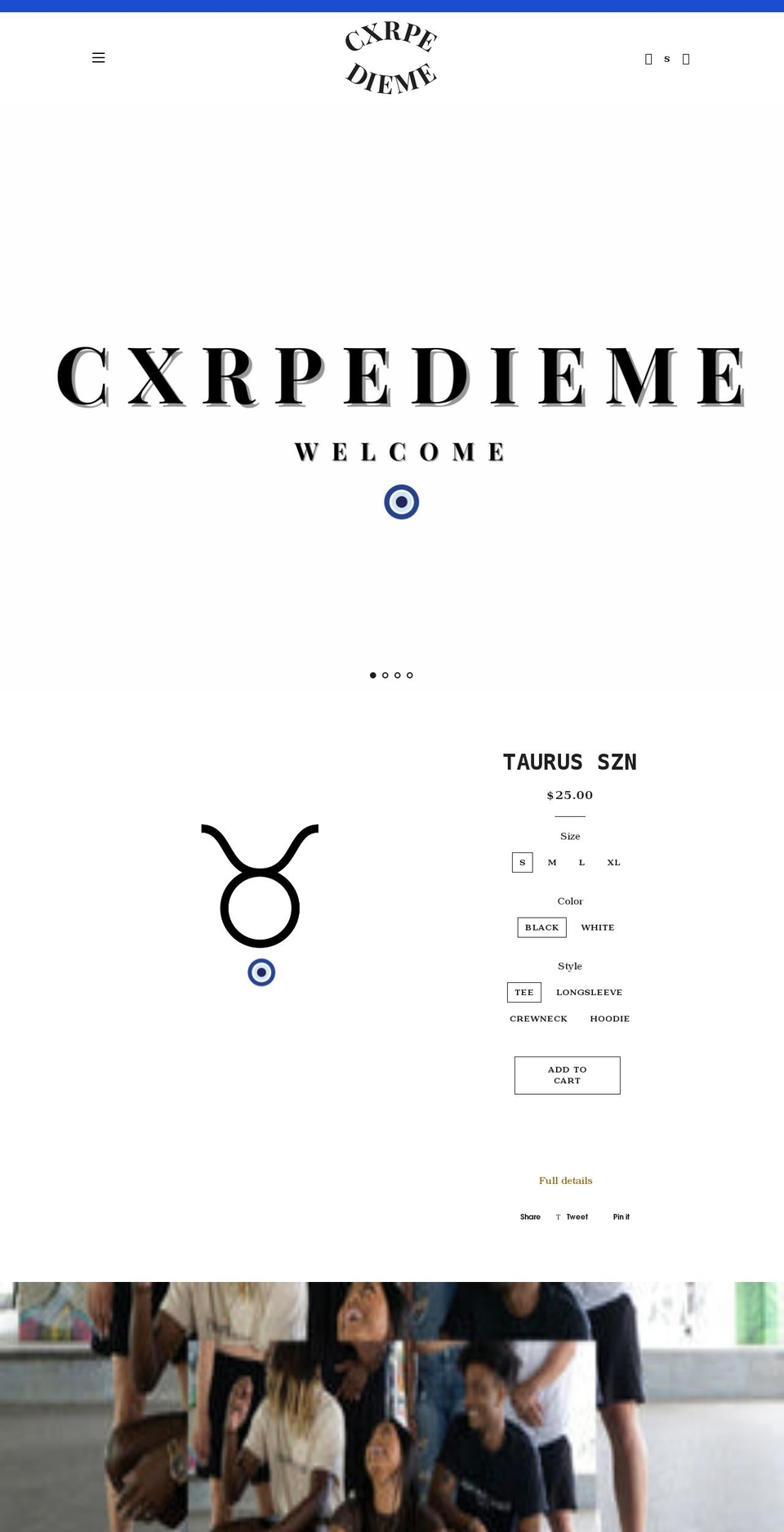 cxrpedieme.com shopify website screenshot