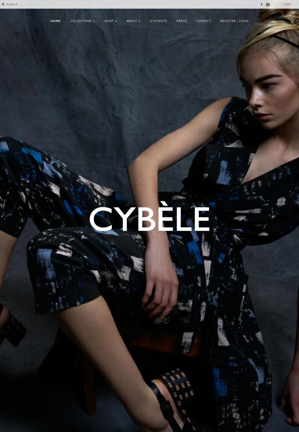 cybele.co.nz shopify website screenshot