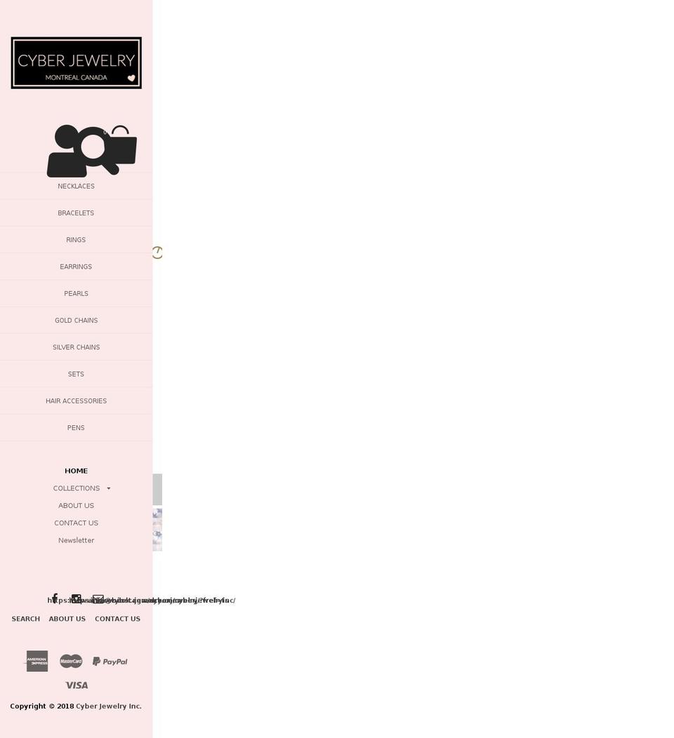cyber-jewelry.com — Shopify storefront screenshot