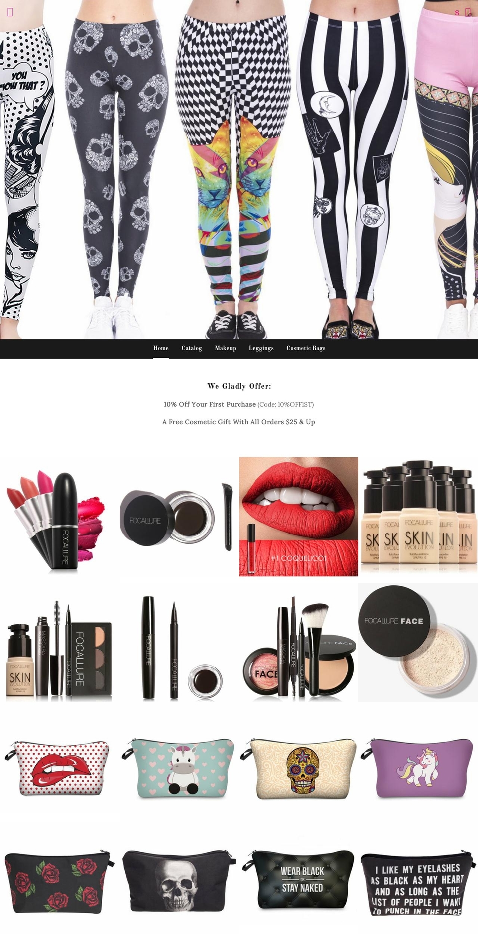 cyberandromeda.com — Shopify storefront screenshot
