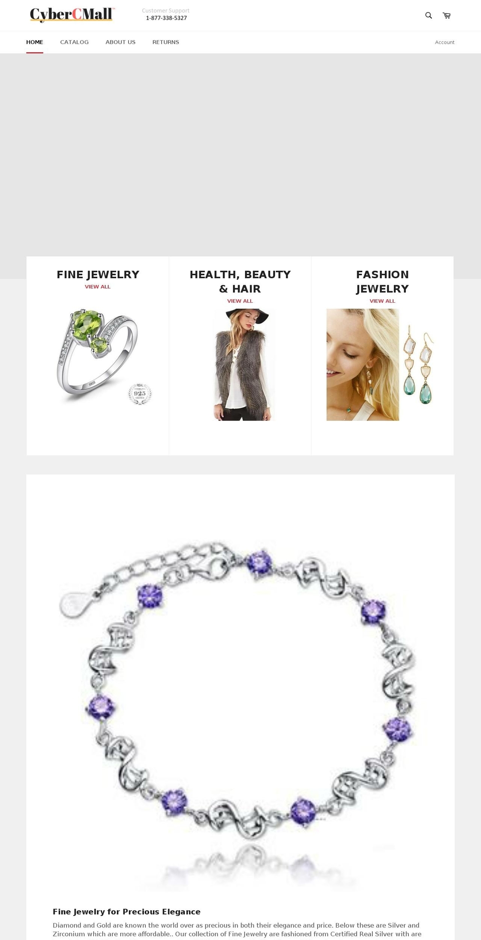 cybercmall.com — Shopify storefront screenshot