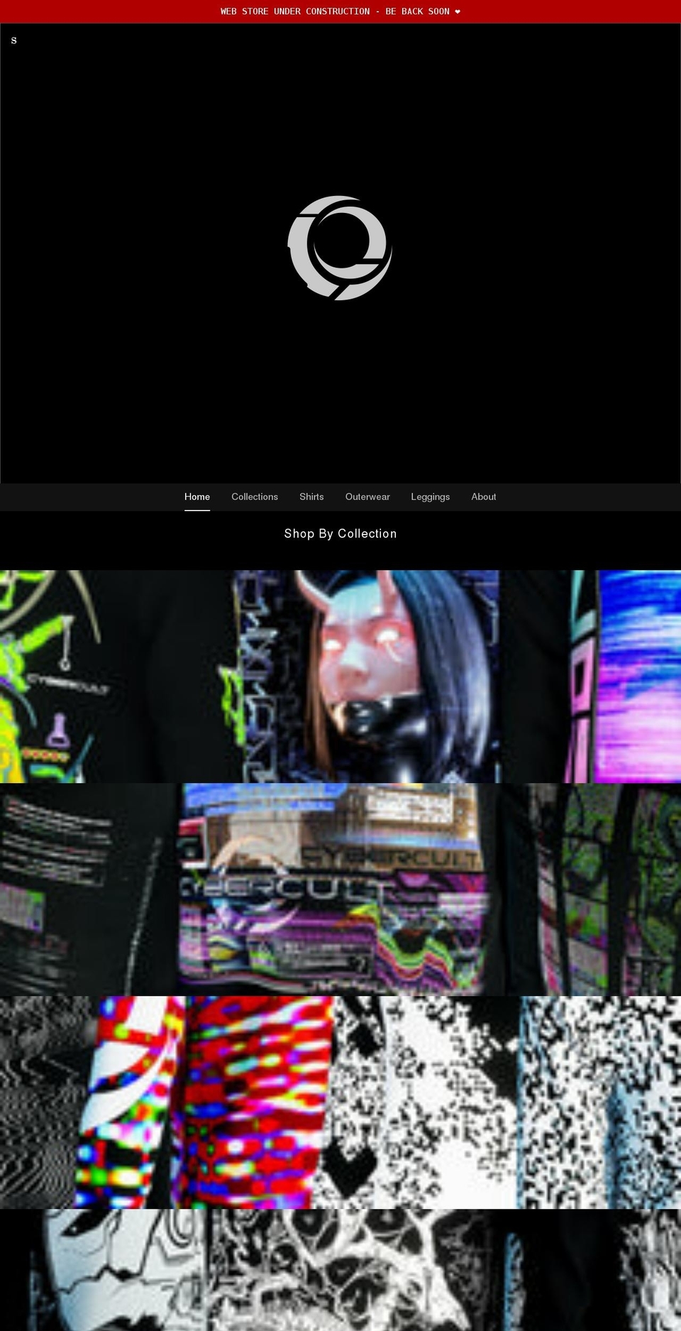 cybercult.net shopify website screenshot