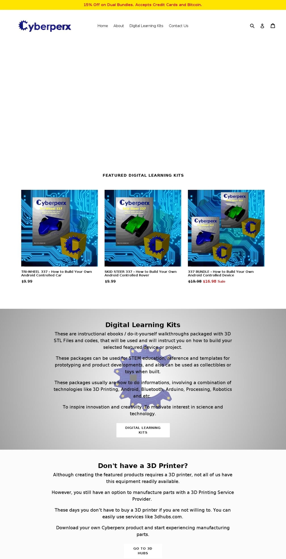 cyberperx.com — Shopify storefront screenshot