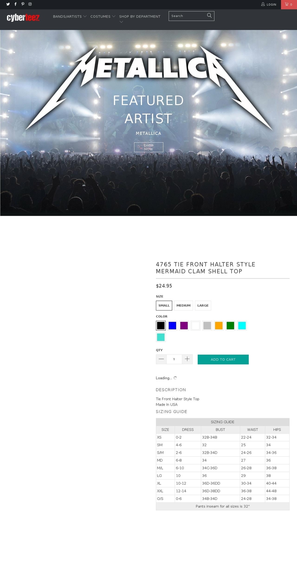 cyberteez.com shopify website screenshot