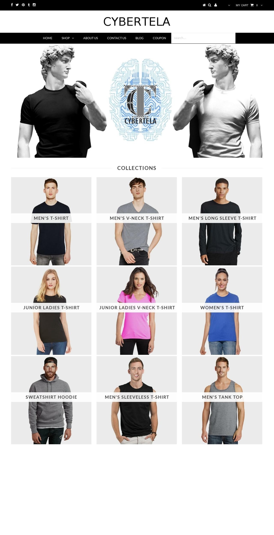 cybertela.com shopify website screenshot