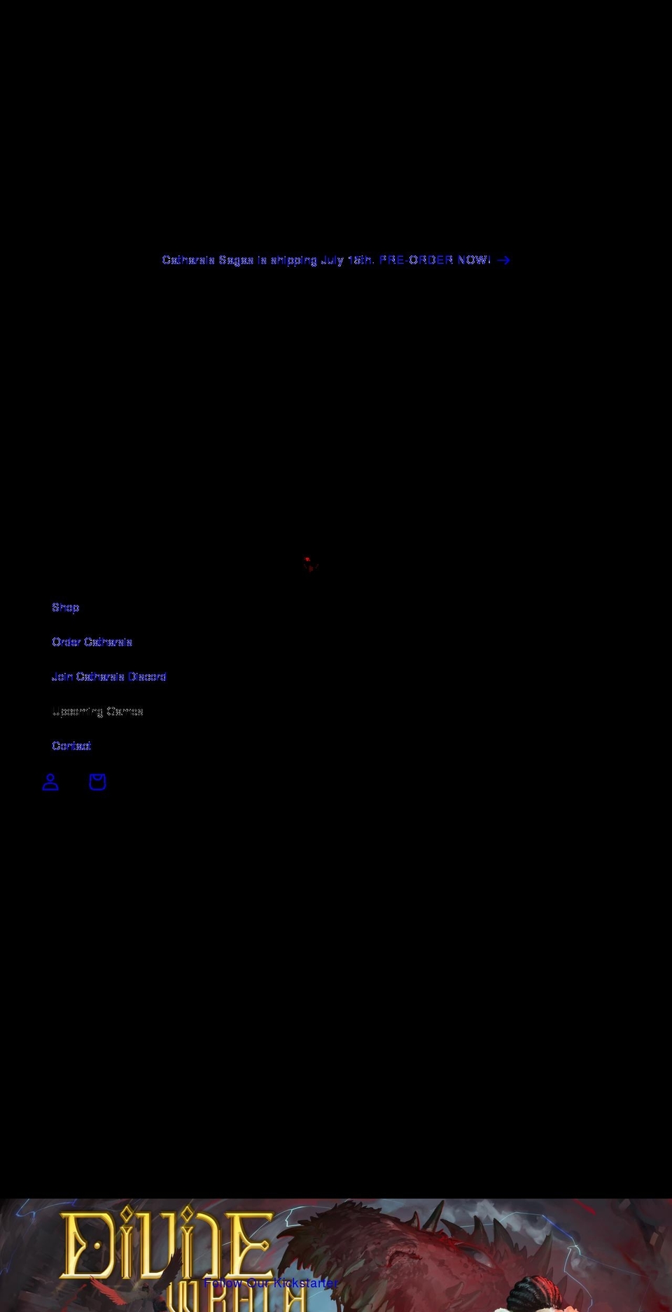 cyberwizardgames.com shopify website screenshot