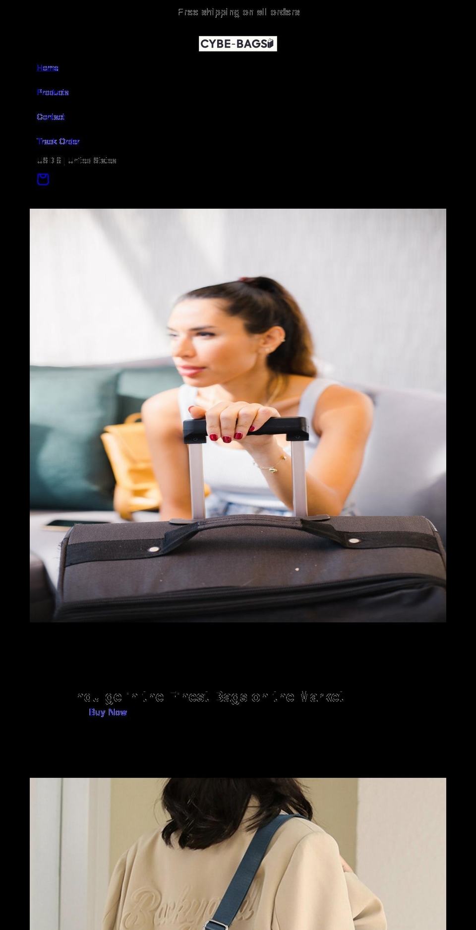 cybeshop.com shopify website screenshot
