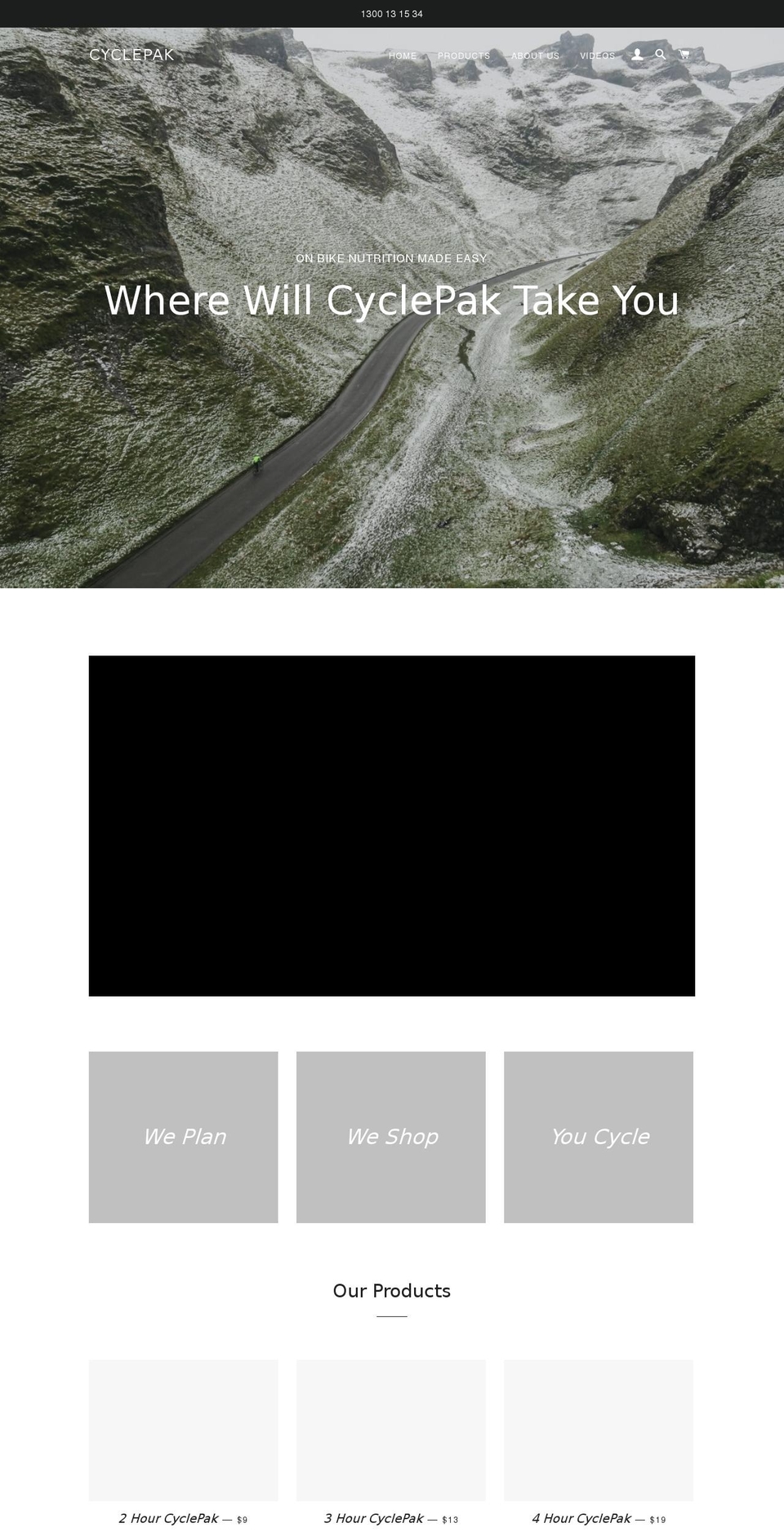 cycle-pak.com — Shopify storefront screenshot