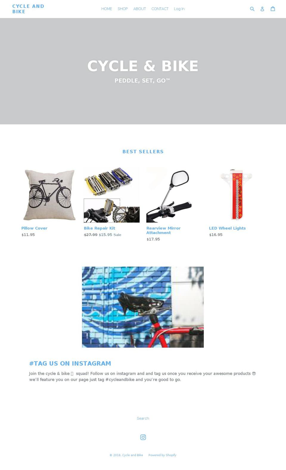 cycleandbike.com — Shopify storefront screenshot