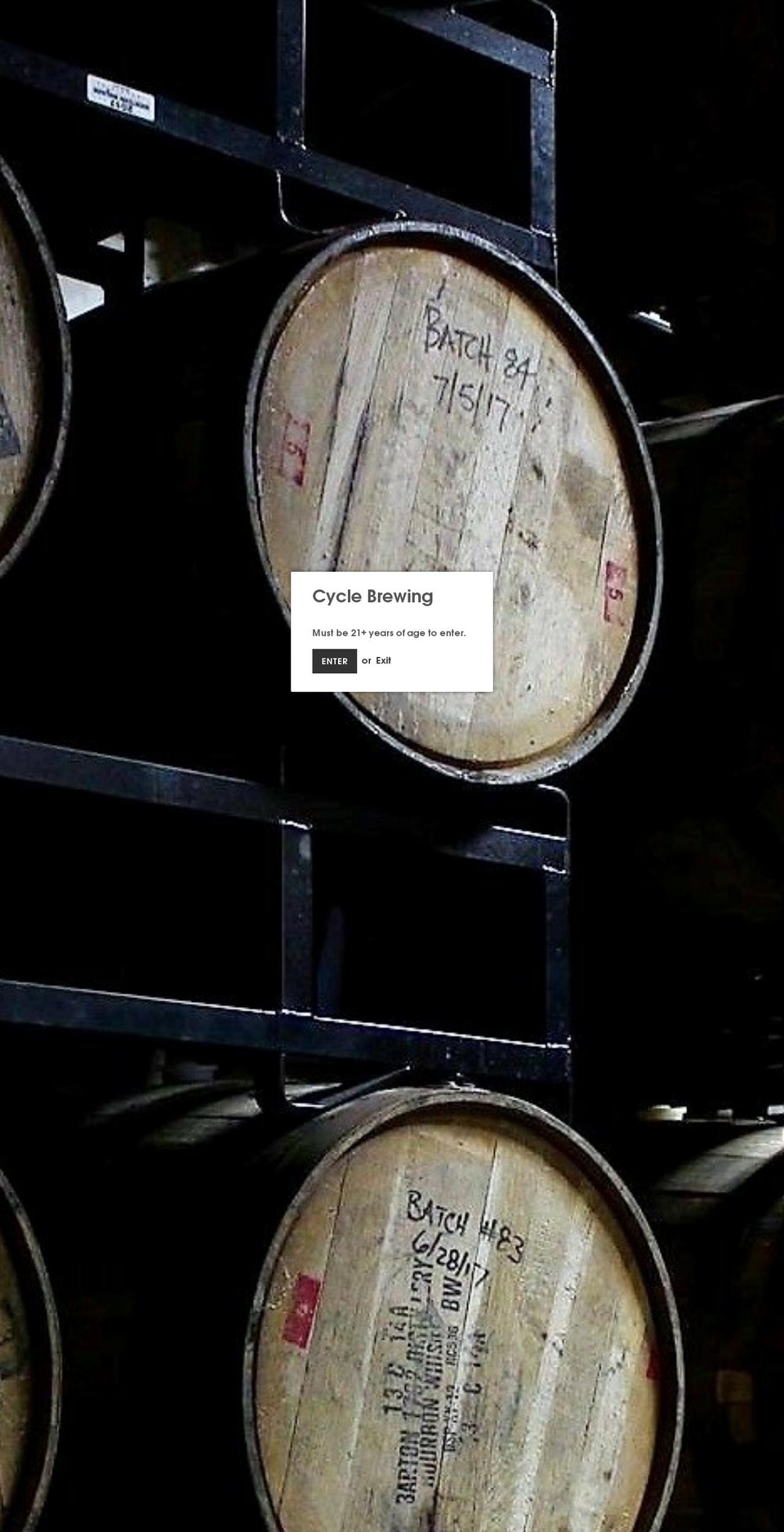 cyclebrewing.com shopify website screenshot
