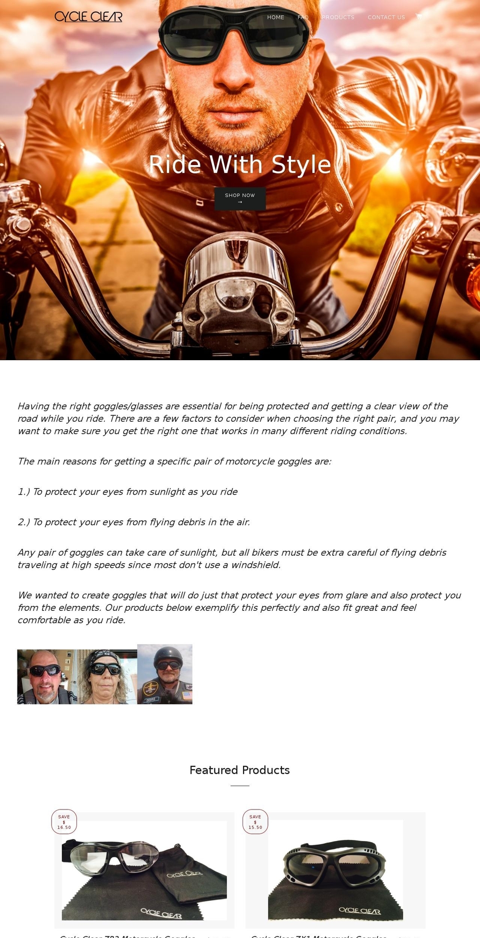 cycleclear-com-- Shopify theme site example cycleclear.com