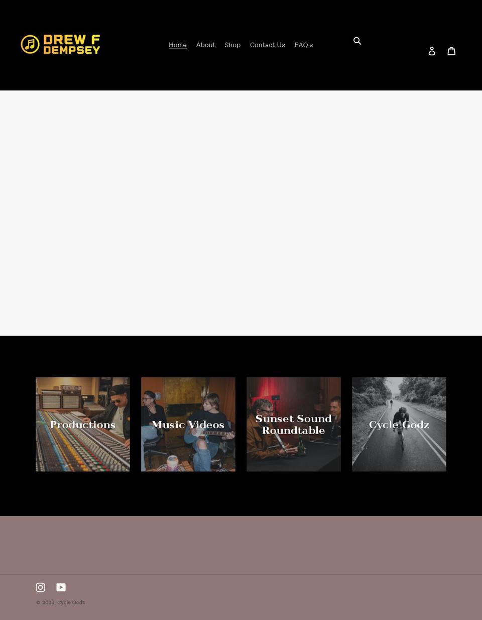 cyclegodz.com shopify website screenshot