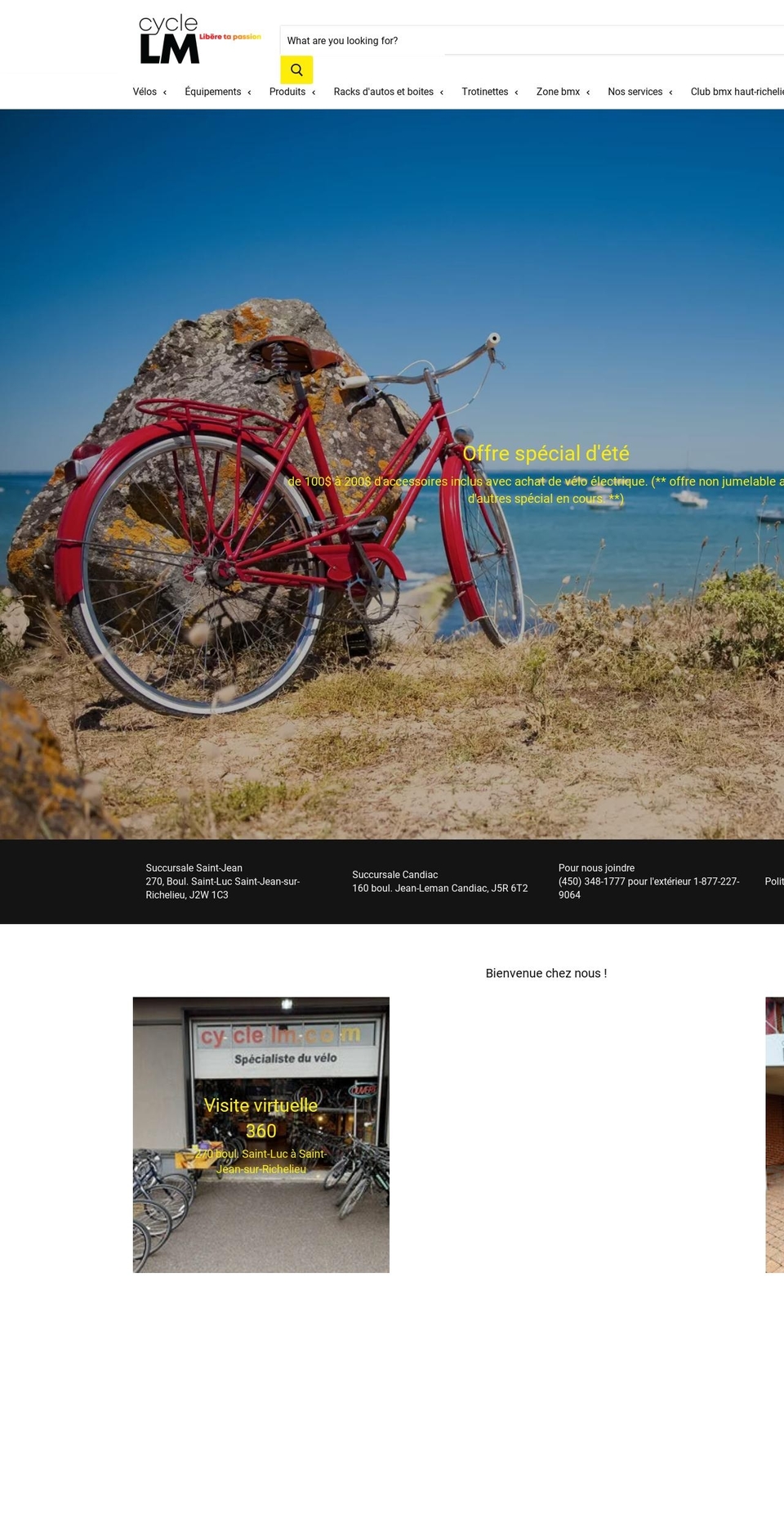 cyclelm.com — Shopify storefront screenshot