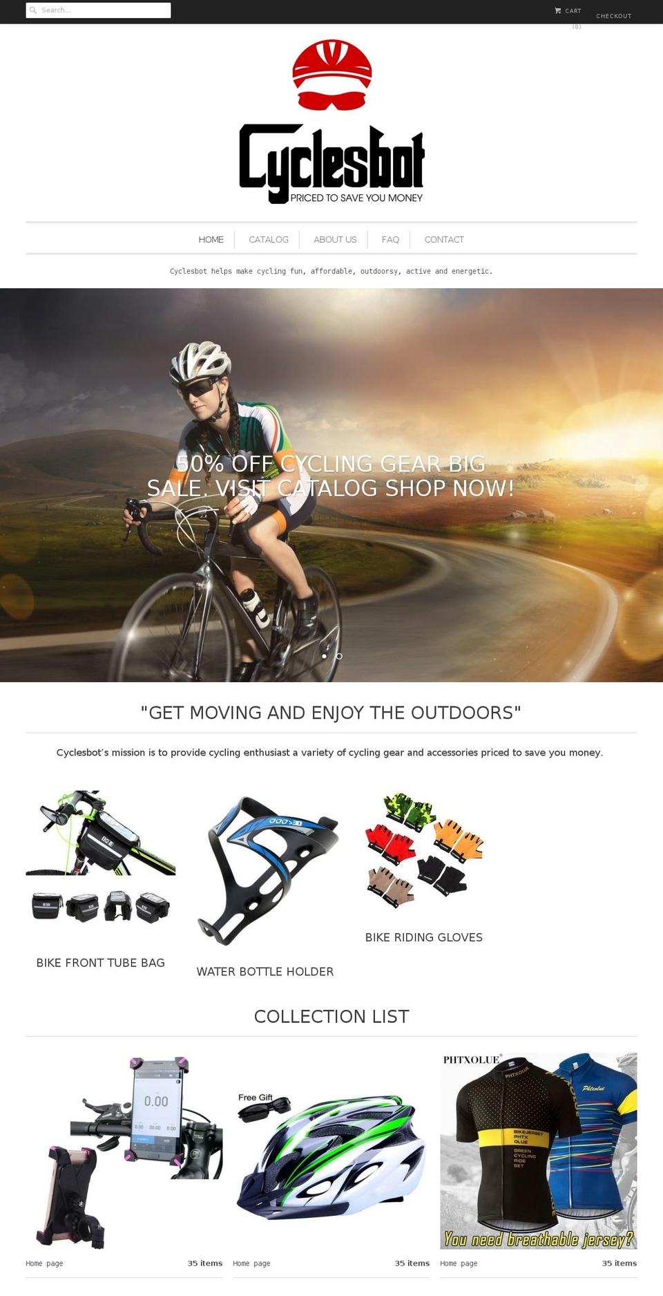 cyclesbot.com — Shopify storefront screenshot