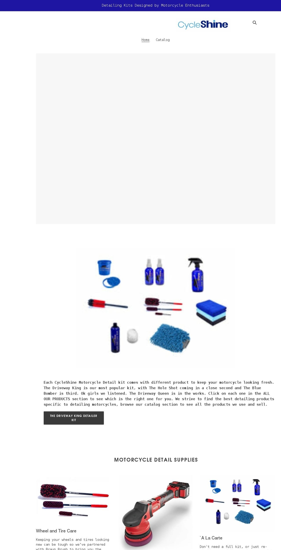 cycleshinekit.com shopify website screenshot
