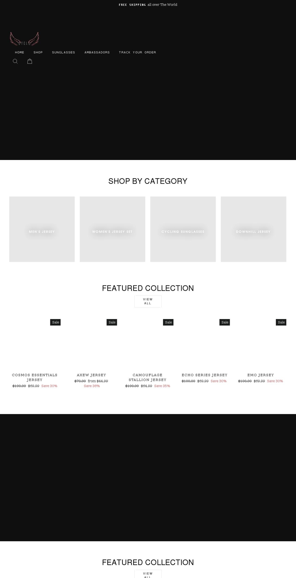 cyclowing.com shopify website screenshot
