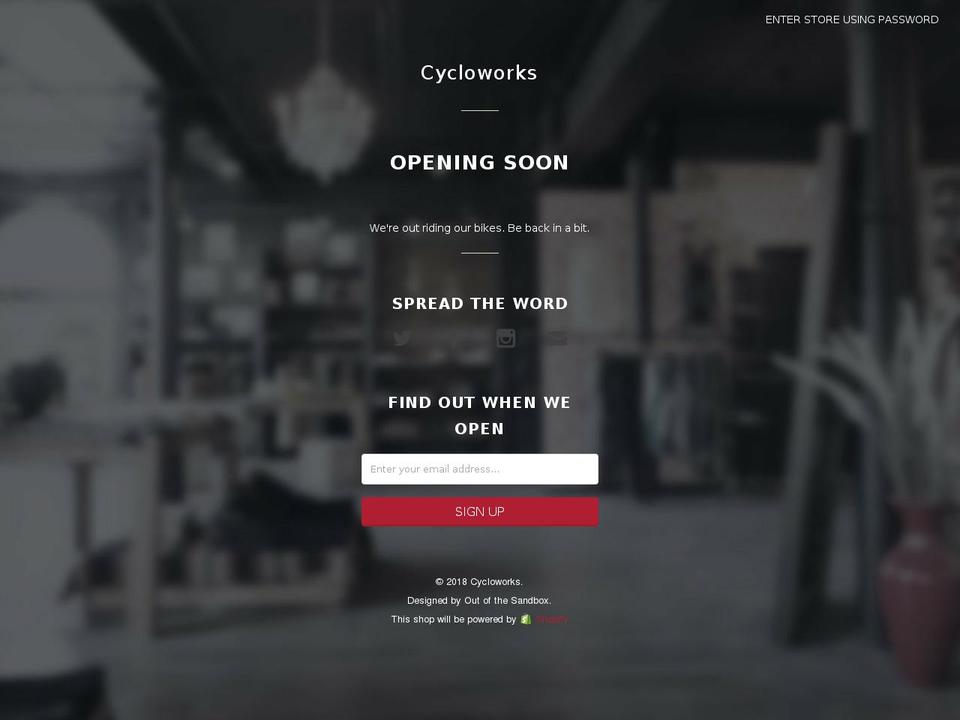 cycloworks.com shopify website screenshot