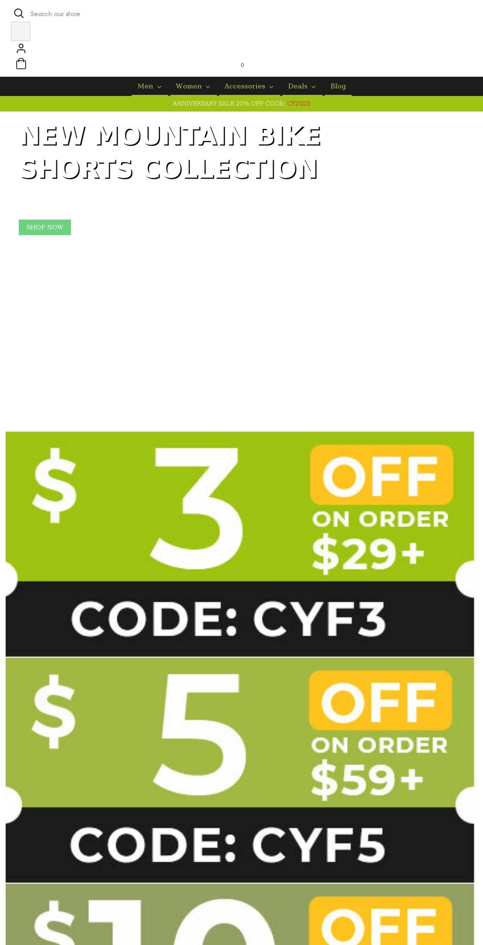 cycorldpro.com — Shopify storefront screenshot