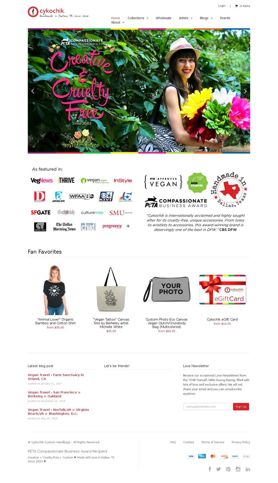 limitless Shopify theme site example cykochic.com