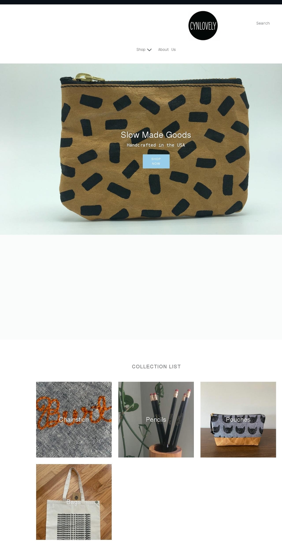 cynlovely.com shopify website screenshot