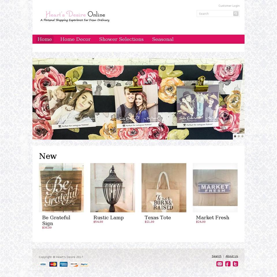 Adaptable Shopify theme site example cynthiasheartsdesire.com