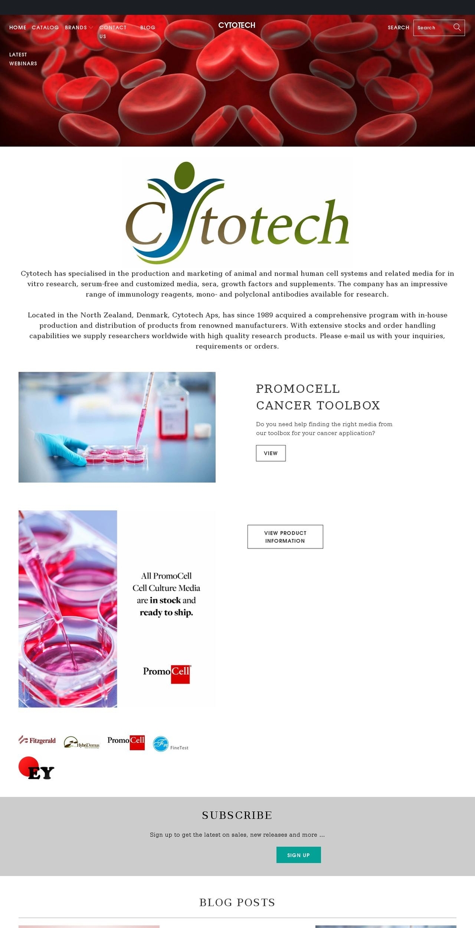 cytotech.dk shopify website screenshot