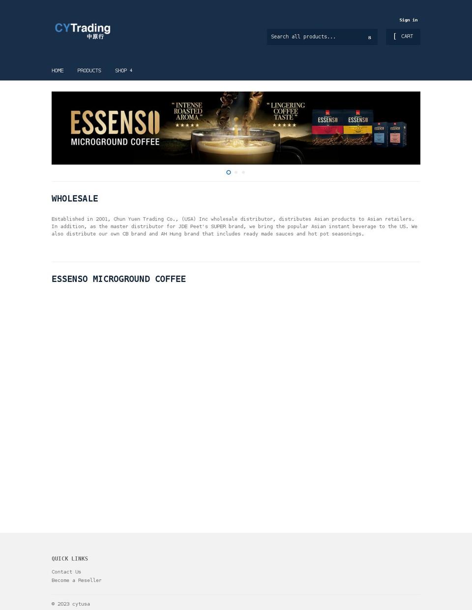 cytusa.com shopify website screenshot