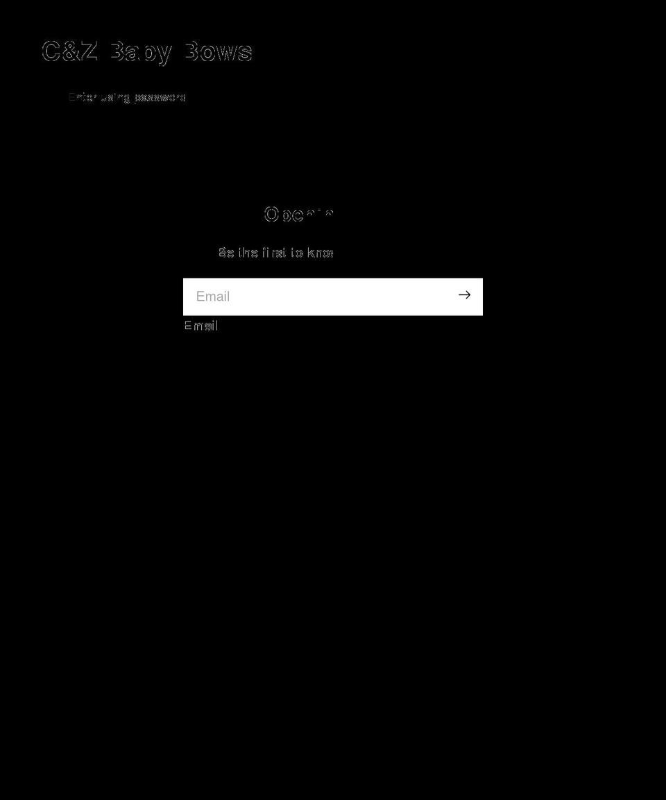 czbows.com shopify website screenshot