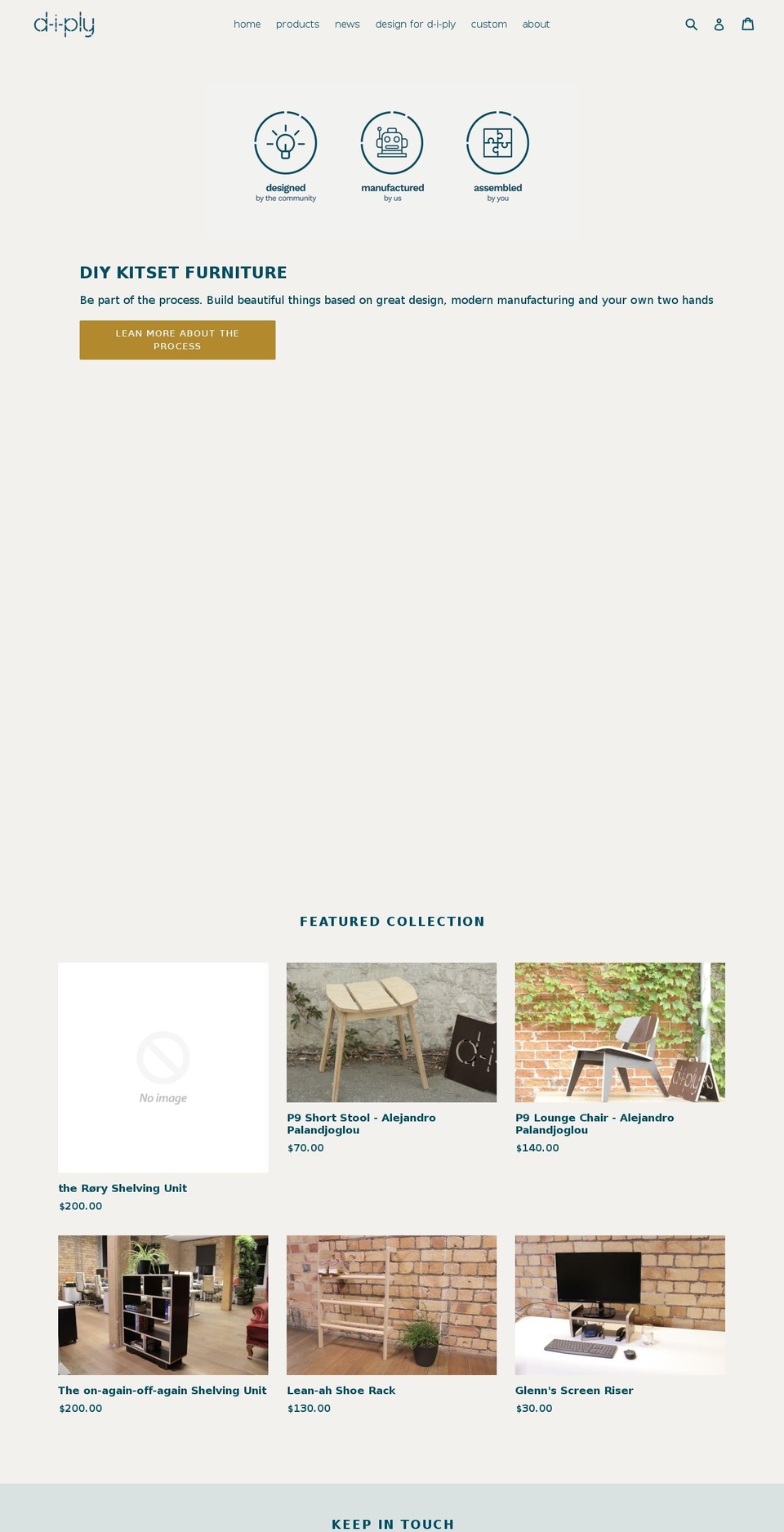 d-i-ply.com — Shopify storefront screenshot