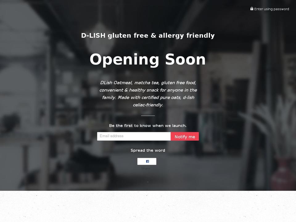 d-lish.ca shopify website screenshot