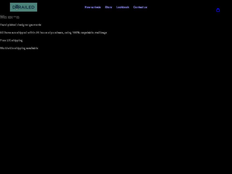 d-railed.net shopify website screenshot