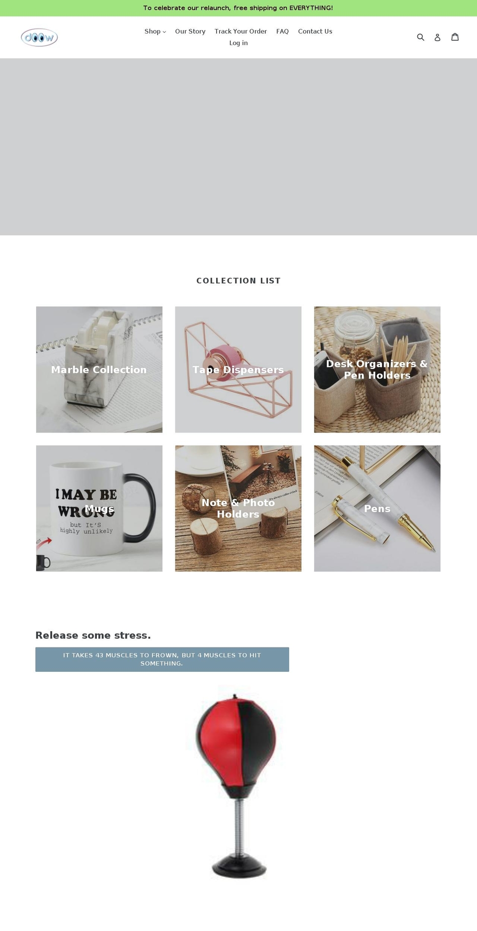 d00w.com shopify website screenshot