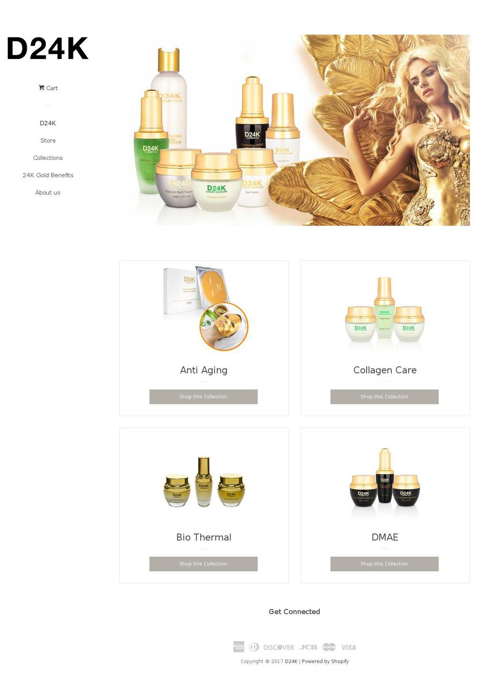 DK Shopify theme site example d24kcosmetics.com