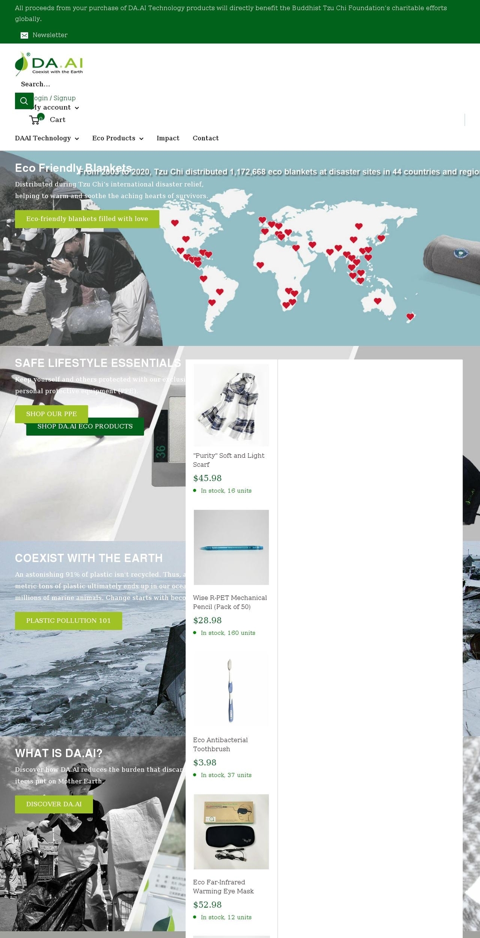 daaitechnology.com shopify website screenshot